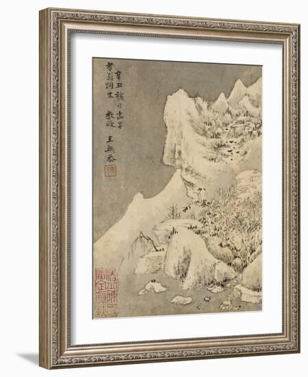 Album de huit feuilles : paysages-Wutian Wang-Framed Giclee Print