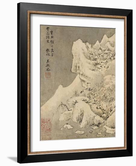 Album de huit feuilles : paysages-Wutian Wang-Framed Giclee Print