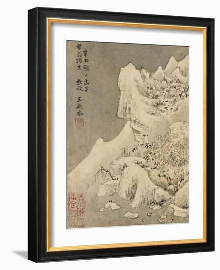 Album de huit feuilles : paysages-Wutian Wang-Framed Giclee Print