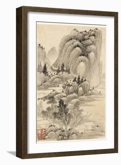 Album de huit feuilles : paysages-Wutian Wang-Framed Giclee Print