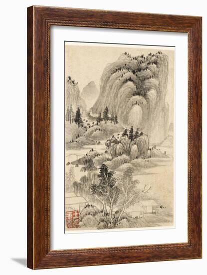 Album de huit feuilles : paysages-Wutian Wang-Framed Giclee Print