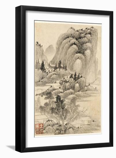 Album de huit feuilles : paysages-Wutian Wang-Framed Giclee Print