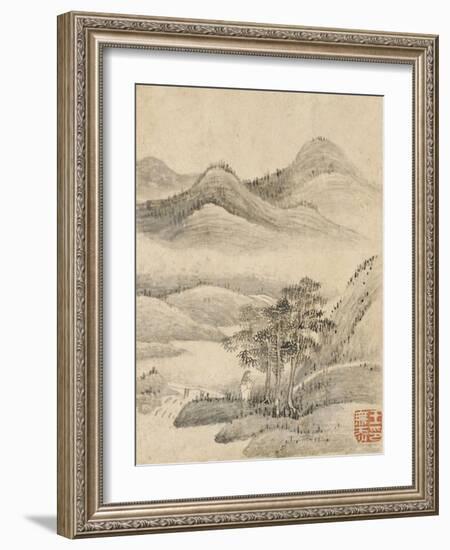 Album de huit feuilles : paysages-Wutian Wang-Framed Giclee Print