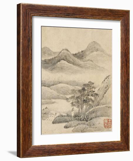 Album de huit feuilles : paysages-Wutian Wang-Framed Giclee Print