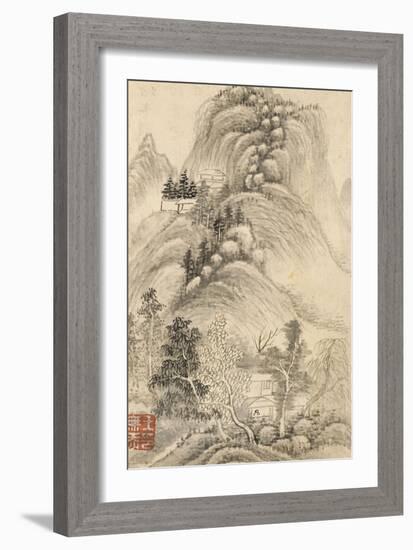 Album de huit feuilles : paysages-Wutian Wang-Framed Giclee Print