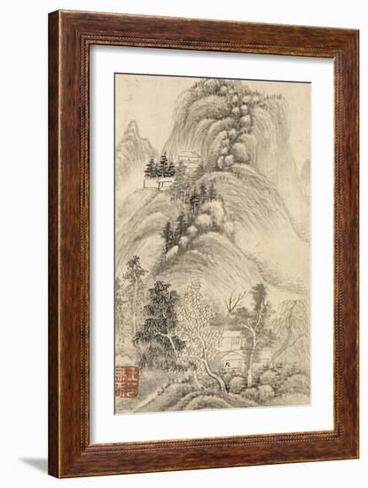 Album de huit feuilles : paysages-Wutian Wang-Framed Giclee Print