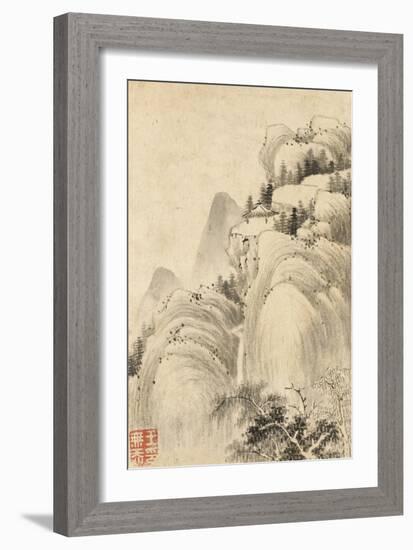 Album de huit feuilles : paysages-Wutian Wang-Framed Giclee Print