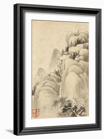 Album de huit feuilles : paysages-Wutian Wang-Framed Giclee Print