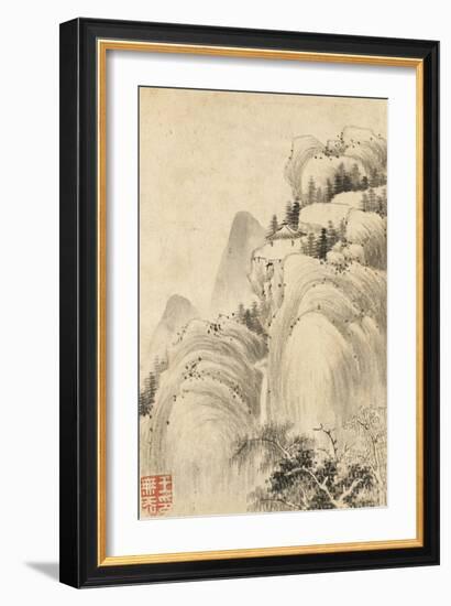 Album de huit feuilles : paysages-Wutian Wang-Framed Giclee Print