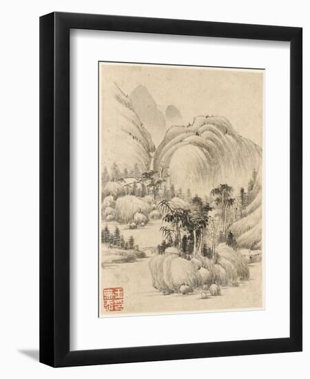 Album de huit feuilles : paysages-Wutian Wang-Framed Giclee Print