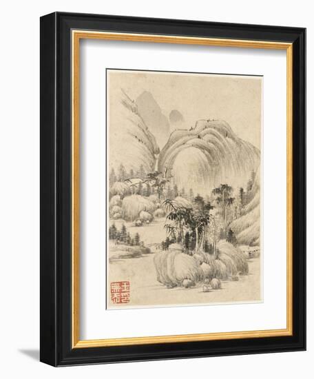 Album de huit feuilles : paysages-Wutian Wang-Framed Giclee Print