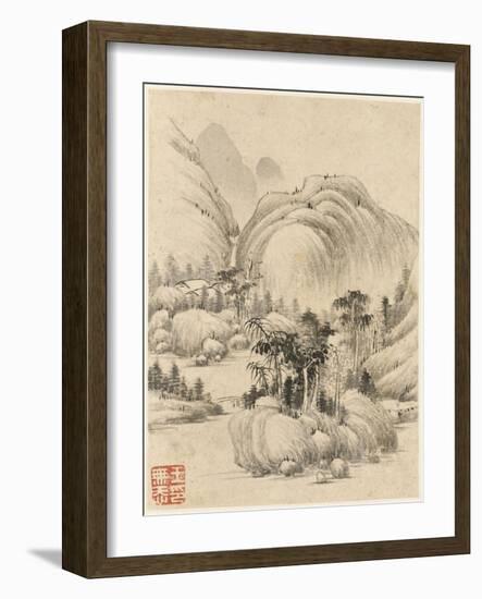 Album de huit feuilles : paysages-Wutian Wang-Framed Giclee Print