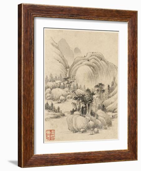 Album de huit feuilles : paysages-Wutian Wang-Framed Giclee Print