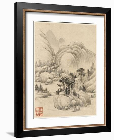 Album de huit feuilles : paysages-Wutian Wang-Framed Giclee Print