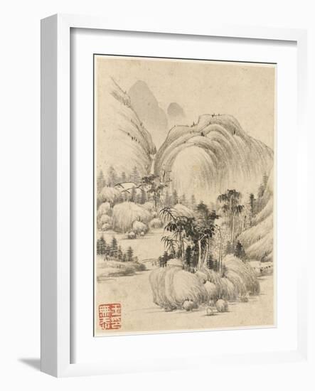 Album de huit feuilles : paysages-Wutian Wang-Framed Giclee Print