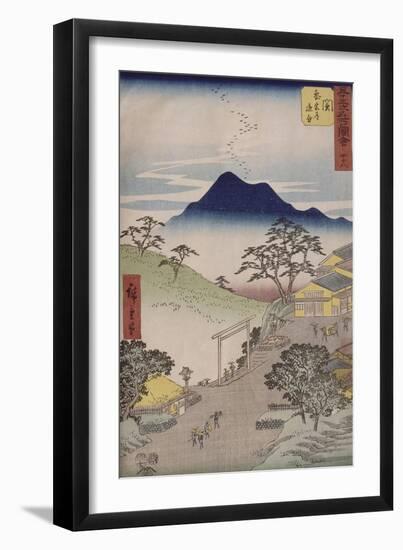 Album de la série des Cinquante-trois relais du Tôkaidô-Ando Hiroshige-Framed Giclee Print