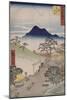 Album de la série des Cinquante-trois relais du Tôkaidô-Ando Hiroshige-Mounted Giclee Print