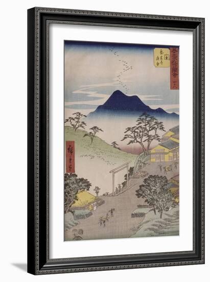 Album de la série des Cinquante-trois relais du Tôkaidô-Ando Hiroshige-Framed Giclee Print