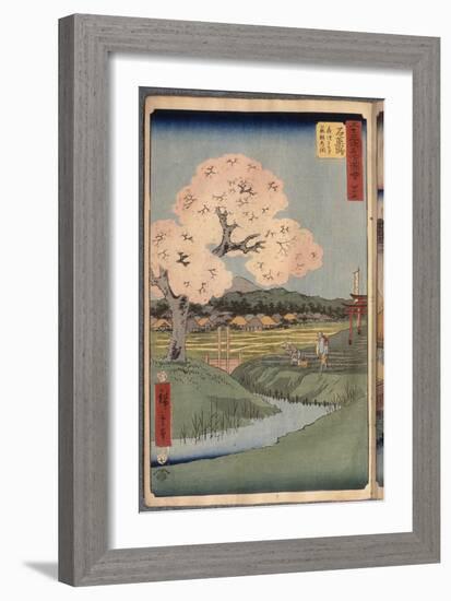 Album de la série des Cinquante-trois relais du Tôkaidô-Ando Hiroshige-Framed Giclee Print