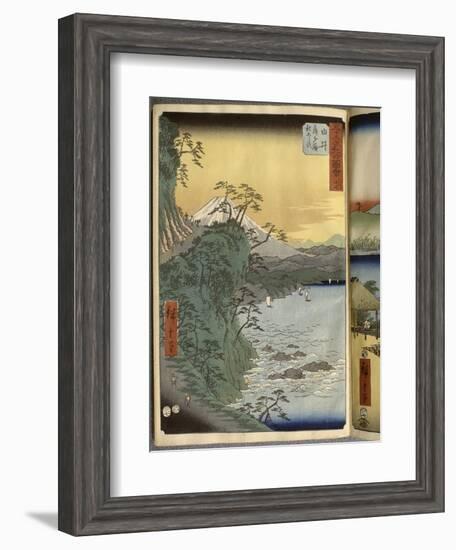 Album de la série des Cinquante-trois relais du Tôkaidô-Ando Hiroshige-Framed Giclee Print