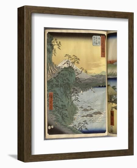 Album de la série des Cinquante-trois relais du Tôkaidô-Ando Hiroshige-Framed Giclee Print