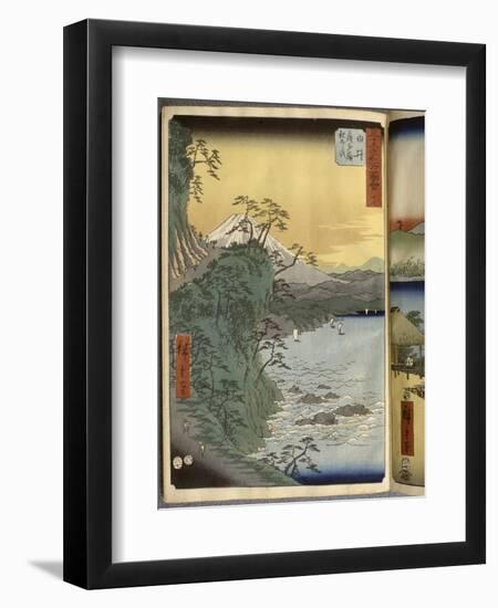Album de la série des Cinquante-trois relais du Tôkaidô-Ando Hiroshige-Framed Giclee Print