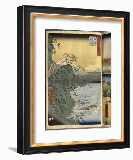 Album de la série des Cinquante-trois relais du Tôkaidô-Ando Hiroshige-Framed Giclee Print