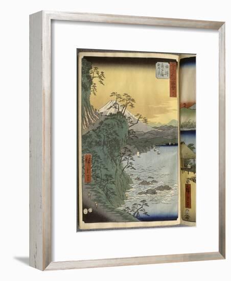 Album de la série des Cinquante-trois relais du Tôkaidô-Ando Hiroshige-Framed Giclee Print