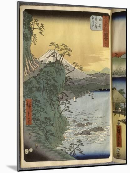 Album de la série des Cinquante-trois relais du Tôkaidô-Ando Hiroshige-Mounted Giclee Print