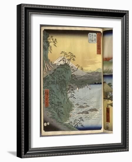 Album de la série des Cinquante-trois relais du Tôkaidô-Ando Hiroshige-Framed Giclee Print