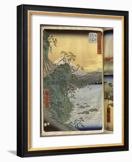 Album de la série des Cinquante-trois relais du Tôkaidô-Ando Hiroshige-Framed Giclee Print