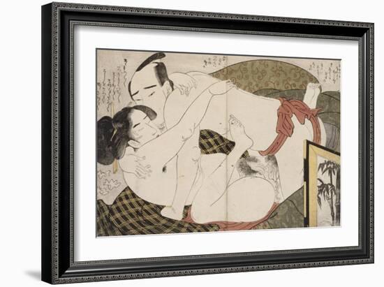 Album de treize estampes érotiques-Hosoda Eiri-Framed Giclee Print