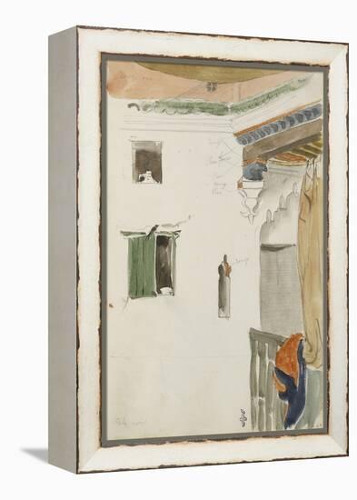 Album de voyage au Maroc, Espagne, Algérie-Eugene Delacroix-Framed Premier Image Canvas