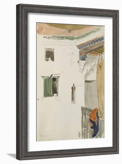 Album de voyage au Maroc, Espagne, Algérie-Eugene Delacroix-Framed Giclee Print