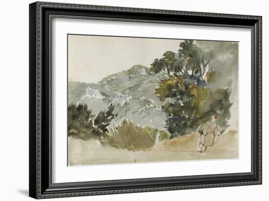 Album de voyage au Maroc, Espagne, Algérie-Eugene Delacroix-Framed Giclee Print