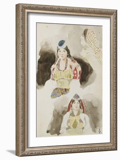 Album de voyage au Maroc, Espagne, Algérie-Eugene Delacroix-Framed Giclee Print