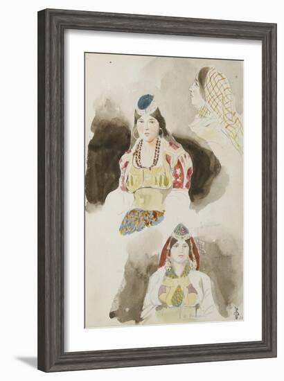 Album de voyage au Maroc, Espagne, Algérie-Eugene Delacroix-Framed Giclee Print