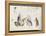 Album du voyage en Afrique du Nord : étude de cavaliers et de personnages arabes-Eugene Delacroix-Framed Premier Image Canvas