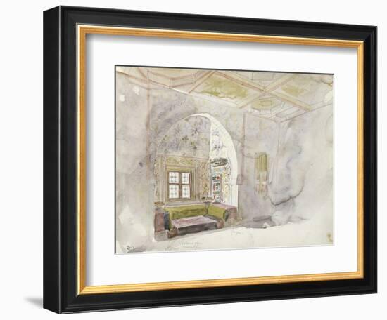 Album du voyage en Afrique du Nord : intérieur arabe-Eugene Delacroix-Framed Giclee Print