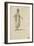 Album factice : Femme en pied tenant un panier de fleurs-Augustin De Saint-aubin-Framed Giclee Print