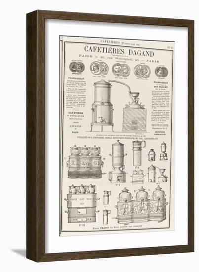 Album illustré de l'Almanach Didot-Bottin : Fabricant de cafetière Dagand-null-Framed Giclee Print