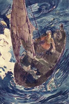 Album Noa-Noa : Homme dans une barque' Giclee Print - Paul Gauguin | Art.com