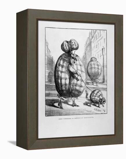 Album of the Siege by Cham and Daumier-Honore Daumier-Framed Premier Image Canvas