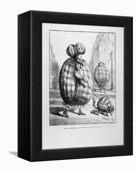 Album of the Siege by Cham and Daumier-Honore Daumier-Framed Premier Image Canvas