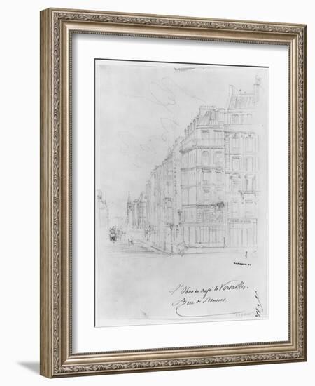 Album of the Siege of Paris, Shell of Cafe De Versailles, Rue De Rennes-Gustave Doré-Framed Giclee Print