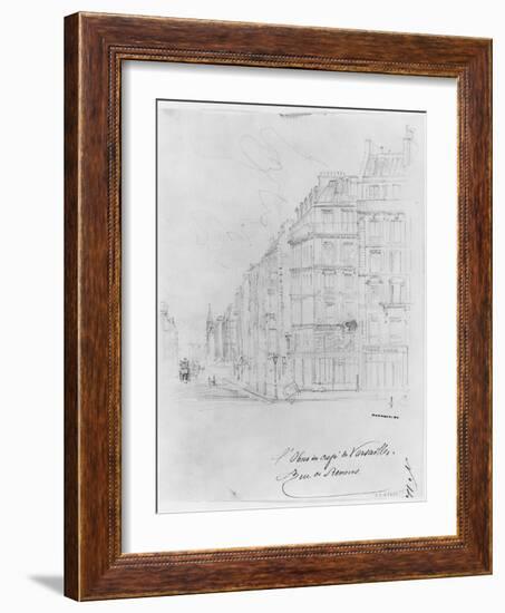 Album of the Siege of Paris, Shell of Cafe De Versailles, Rue De Rennes-Gustave Doré-Framed Giclee Print