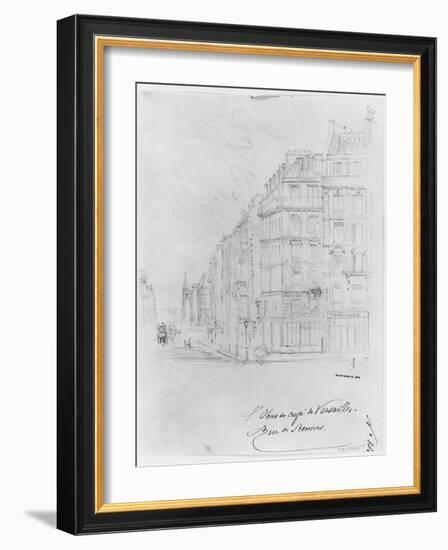 Album of the Siege of Paris, Shell of Cafe De Versailles, Rue De Rennes-Gustave Doré-Framed Giclee Print