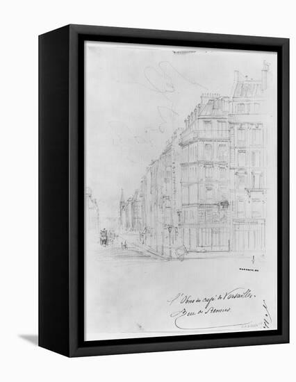 Album of the Siege of Paris, Shell of Cafe De Versailles, Rue De Rennes-Gustave Doré-Framed Premier Image Canvas