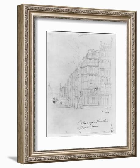 Album of the Siege of Paris, Shell of Cafe De Versailles, Rue De Rennes-Gustave Doré-Framed Giclee Print