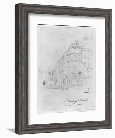 Album of the Siege of Paris, Shell of Cafe De Versailles, Rue De Rennes-Gustave Doré-Framed Giclee Print